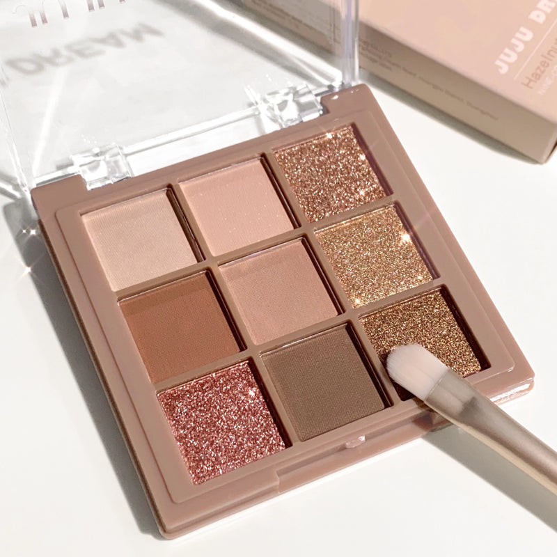 Paleta de sombras luxuosa em 9 cores